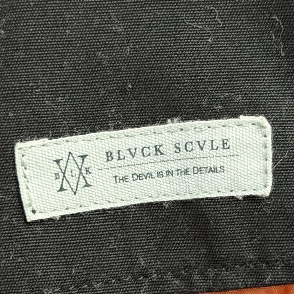 Black Scale Black and Orange Devil in the Details Bomber Jacket - Men's Size M - Picture 10 of 16